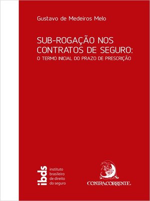 cover image of Sub-rogação nos contratos de seguro